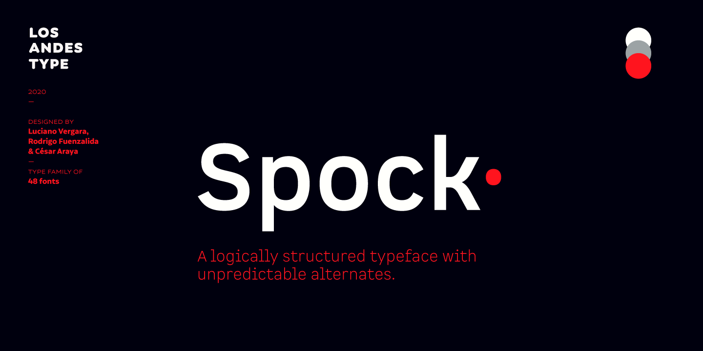 Czcionka Spock Essential Alt 1